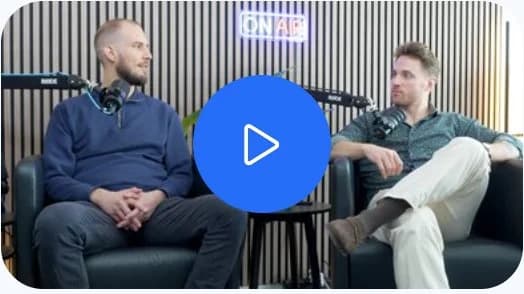 Vorschaubild der BauTechTalk Folge des SBV mit Cédric Schot im Interview im Studio